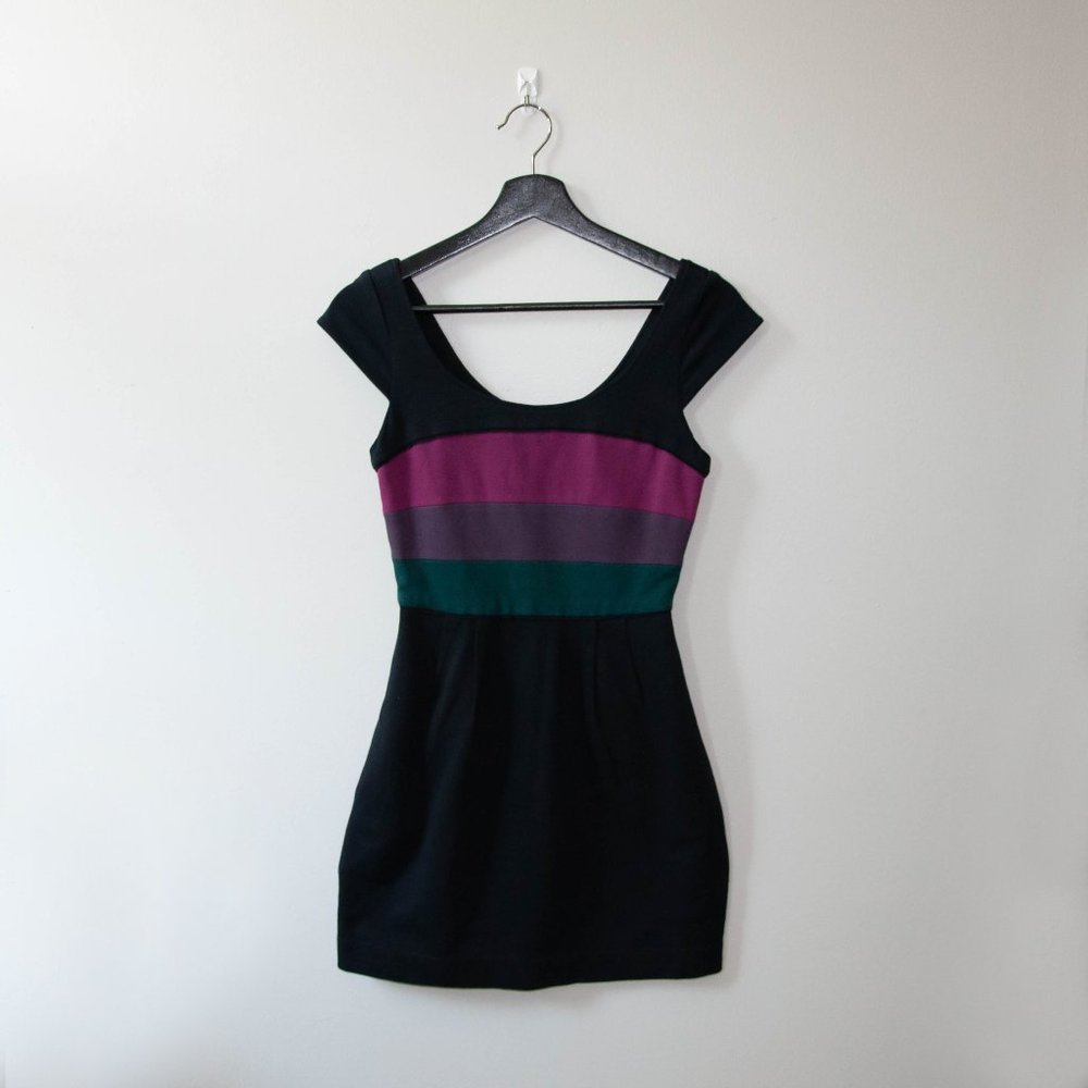 BCBGMaxAzria Colorblock Bodycon Dress